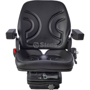 Seat Mechanical suspension, black vinyl, adjustable Seat Mechanical suspension, black vinyl, adjustable