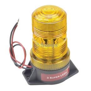 Warning Light 12-110 Volts DC, 3 13/16" W x 5 1/8" H, 2 bolt mount, Amber LED Warning Light 12-110 Volts DC, 3 13/16" W x 5 1/8" H, 2 bolt mount, Amber LED