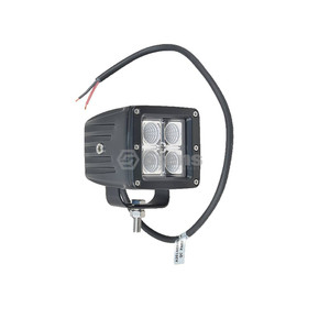 Work Light 12-24 Volt, 3" square, 4 LED, flood Work Light 12-24 Volt, 3" square, 4 LED, flood