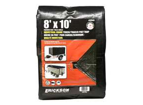 INDUSTRIAL GRADE TARP 8' X 10' BLACK Replaces ERICKSON: 57041 INDUSTRIAL GRADE TARP 8' X 10' BLACK Replaces ERICKSON: 57041