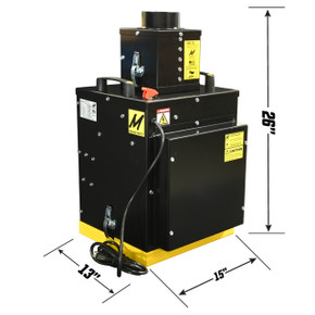 Magna-Matic MAG-200-4K Dust Collector (Knifemaker Edition) 4" Inlet with Spark Box