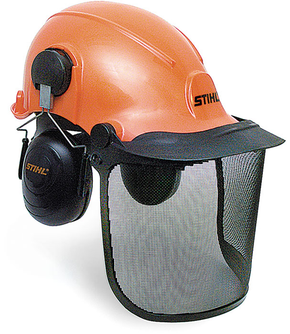 Assembled Forestry Helmet System