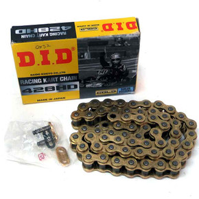 #428H 60 Link Gold on Gold Chain Dirt Bike