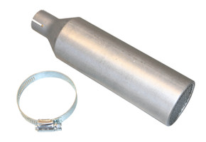 RLV EXF4125 Tillotson 225Rs Silencer, 4-Cycle, 1" Inlet, 8.25" Long