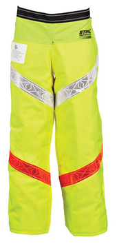 DYNAMIC Hi-Vis Apron Chap 40" Length - 30"-42" Waist - Hi-Vis