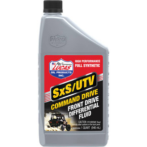 Synthetic SxS Command Drive Front Differential Fluid Six 1 Quart Bottles