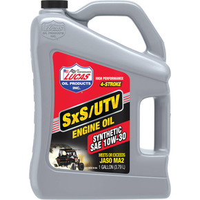 Synthetic SxS Engine Oil SAE 10W-30, Four 1 Gallon Bottles