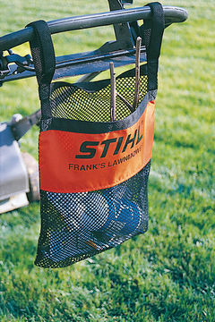 Personalized Lawn Mower Bag Orange/Black