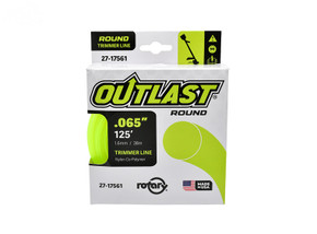 TRIMMER LINE .065 X 125' OUTLAST ROUND YELLOW