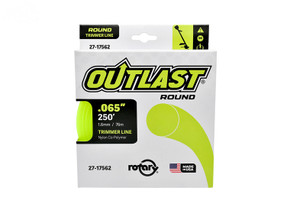TRIMMER LINE .065 X 250' OUTLAST ROUND YELLOW