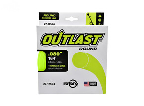 TRIMMER LINE .080 X 164' OUTLAST ROUND YELLOW