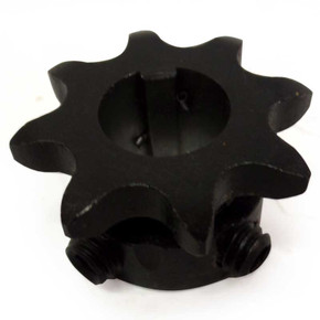 8 Tooth 40 41 420 Chain 5/8 Bore Jackshaft Sprocket With Keystock 8 Tooth 40 41 420 Chain 5/8 Bore Jackshaft Sprocket With Keystock