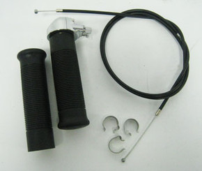 1" Throttle Control (Long) w/ 53" Cable & 3 Conduit Clips 1" Throttle Control (Long) w/ 53" Cable & 3 Conduit Clips