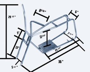 Mini Bike Frame & Fork Kit Mini Bike Frame & Fork Kit