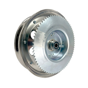 10" Chrome Steel Wheel Package w/ 35 Chain 72 Tooth Sprocket & Drum