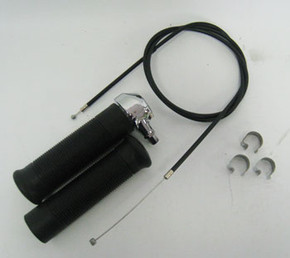 7/8" Throttle Control (Long) w/ 53" Cable & 3 Conduit Clips