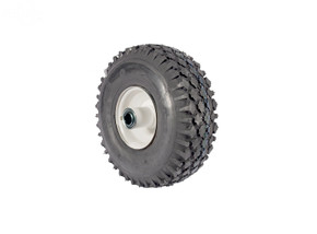 Wheel Assembly 410x4 2ply Snapper Fits (White) Wheel Assembly 410x4 2ply Snapper Fits (White)