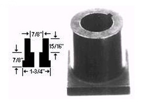 Adaptor Blade 7/8" Fits Snapper