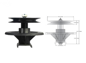 Fits Toro 100-3976 Spindle Assembly