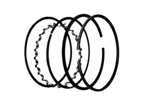 Fits Briggs & Stratton 392331 & 299745 Chrome Piston Ring Set