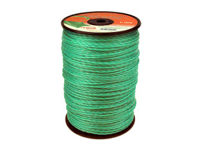Trimmer Line .130 600' Large Spool Quad-tex Twist Green