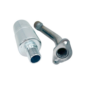 Mud Duck Boat Exhaust Pipe w/ Muffler - Predator 212cc 196cc 6.5HP