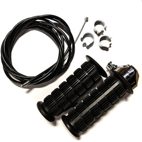 1" Throttle, 100" Cable, 3 Conduit Clips 1" Throttle, 100" Cable, 3 Conduit Clips