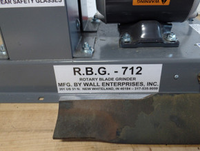 RBG 7" Professional Fast Grind Lawn Mower Blade Sharpener 712