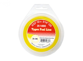 3' Package Fuel Line 3/32" Id X 3/16" Od