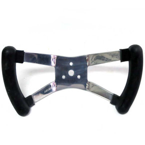 Polished Aluminum Butterfly Steering Wheel Polished Aluminum Butterfly Steering Wheel
