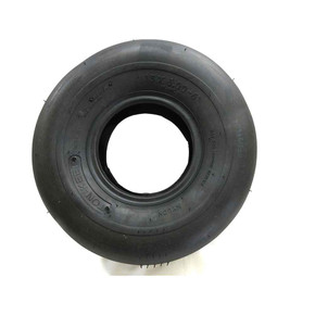 15 X 6.00 x 6 Ribbed Tire, 4 Ply, 5.9" Wide, 14.8" OD, Flat Profile