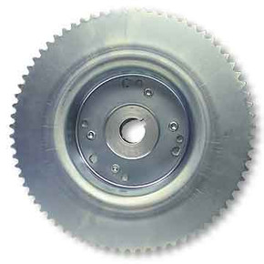 72 Tooth 35 Chain Sprocket 4-1/2" Drum Riveted to Mini-Hub, 1" Bore 72 Tooth 35 Chain Sprocket 4-1/2" Drum Riveted to Mini-Hub, 1" Bore
