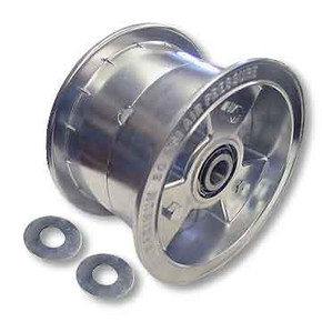 6" AZUSA Tri-Star Wheel, 4" Wide With 5/8" Tapered Roller Bearing 6" AZUSA Tri-Star Wheel, 4" Wide With 5/8" Tapered Roller Bearing