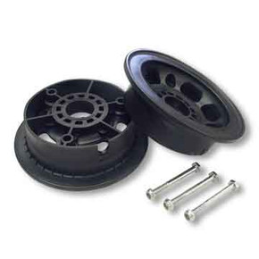 5" AZUSALite Wheel, 3" Wide, Two Halves With Nuts & Bolts Only 5" AZUSALite Wheel, 3" Wide, Two Halves With Nuts & Bolts Only
