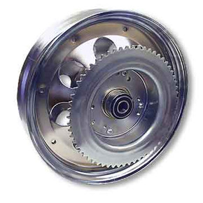 10" Chrome Steel Wheel 35 Sprocket and Drum 60 Tooth 10" Chrome Steel Wheel 35 Sprocket and Drum 60 Tooth