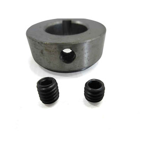 Hub For Steel Disc, 1" ID X 1 7/8" OD X 1/2" Wide, 1/4" Keyway & 2 Set Screw Holes  5/16 18 Set Screw Hole Opposite