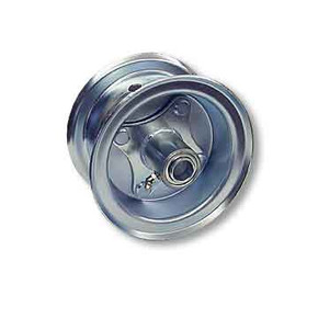 5" Wheel, Steel, Assembly With 3/4" BB Hub, 2 Piece Rim, 3 7/8" Wide 5" Wheel, Steel, Assembly With 3/4" BB Hub, 2 Piece Rim, 3 7/8" Wide