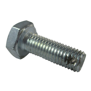 Bolt, 1/4-28 X 3/4", 1/16" Hole Drilled 3/32" From End, Zinc Plated