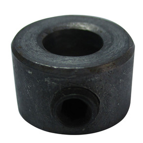 Collar, One Piece Steel, 1/4" Id X 1/2" Od X 5/16" Wide, Zinc Plated & Set Screw