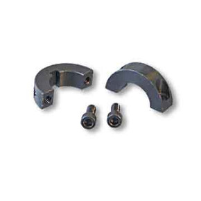 Collar, Split, Steel, 1-3/8" Id X 2-1/4" Od X 1/2" Wide, 1/4" Keyway