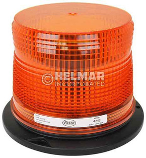 4243A Preco Double Flash Amber Strobe Light, 12-48V