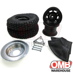 5" AzusaLite Wheel Package - Studded Tire - 60 Tooth Sprocket 5" AzusaLite Wheel Package - Studded Tire - 60 Tooth Sprocket