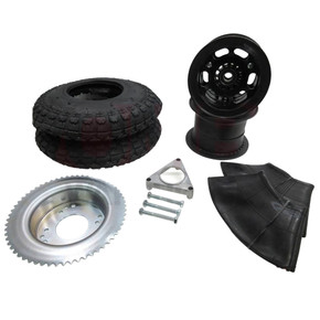 5" AzusaLite Wheel Package - Universal Tire - 60 Tooth Sprocket 5" AzusaLite Wheel Package - Universal Tire - 60 Tooth Sprocket