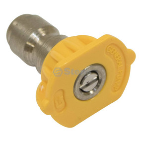Quick Coupler Nozzle / 15 Degree, Size 5.0, Yellow Quick Coupler Nozzle / 15 Degree, Size 5.0, Yellow