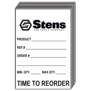 Time To Reorder Tag /