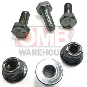 (3) Shear Pins Bolts Locking Nuts Fits Honda HS1132 HS928 HS828 HS724 HS624