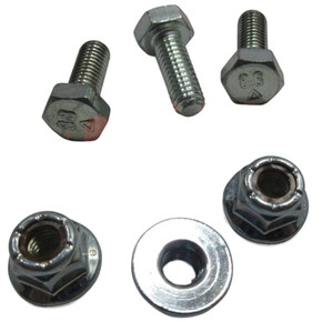(3) Shear Pins Bolts Locking Nuts Fits Honda HS1132 HS928 HS828 HS724 HS624