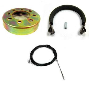 4" Band Brake Drum Kit w/cable Go Karts Mini Bikes Drift Trike