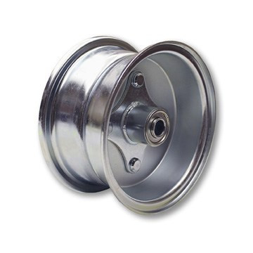 6" Steel Wheel with Centered Hub, 5/8" Bearings