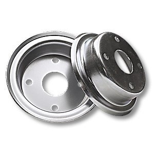5″ Steel Wheel, 2 Halves (No Hub)